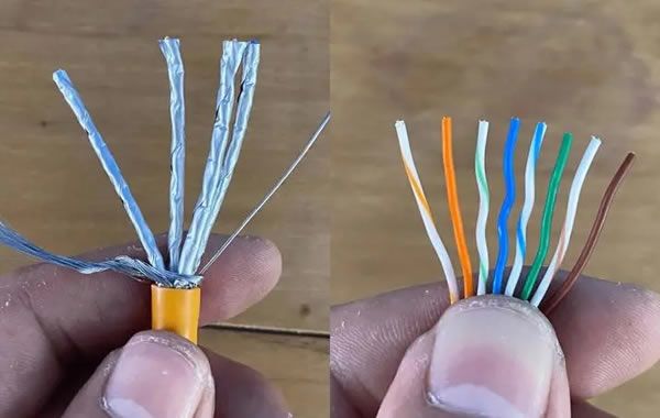 網線怎么做_網線水晶頭接法和線序